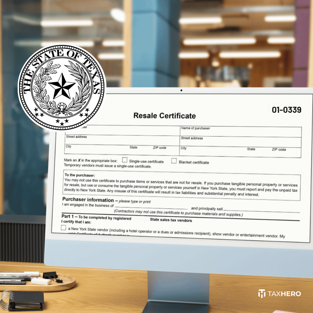 How to Get a Texas Resale Certificate for your Business