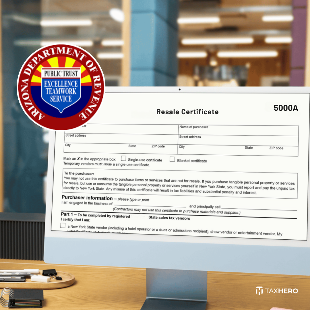 How to Get an Arizona Resale Certificate for your Business
