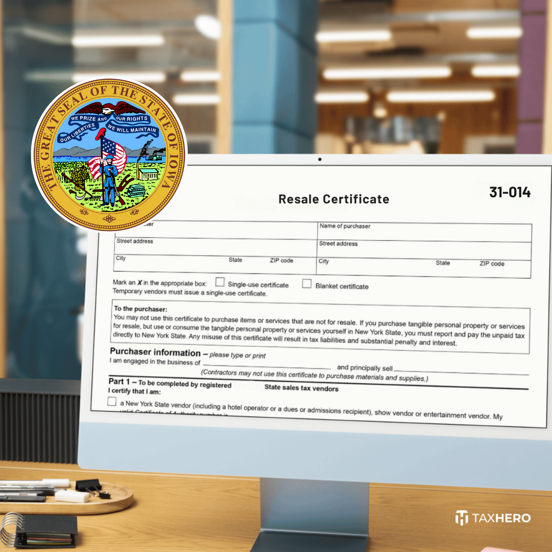 How to Get an Iowa Resale Certificate for your Business
