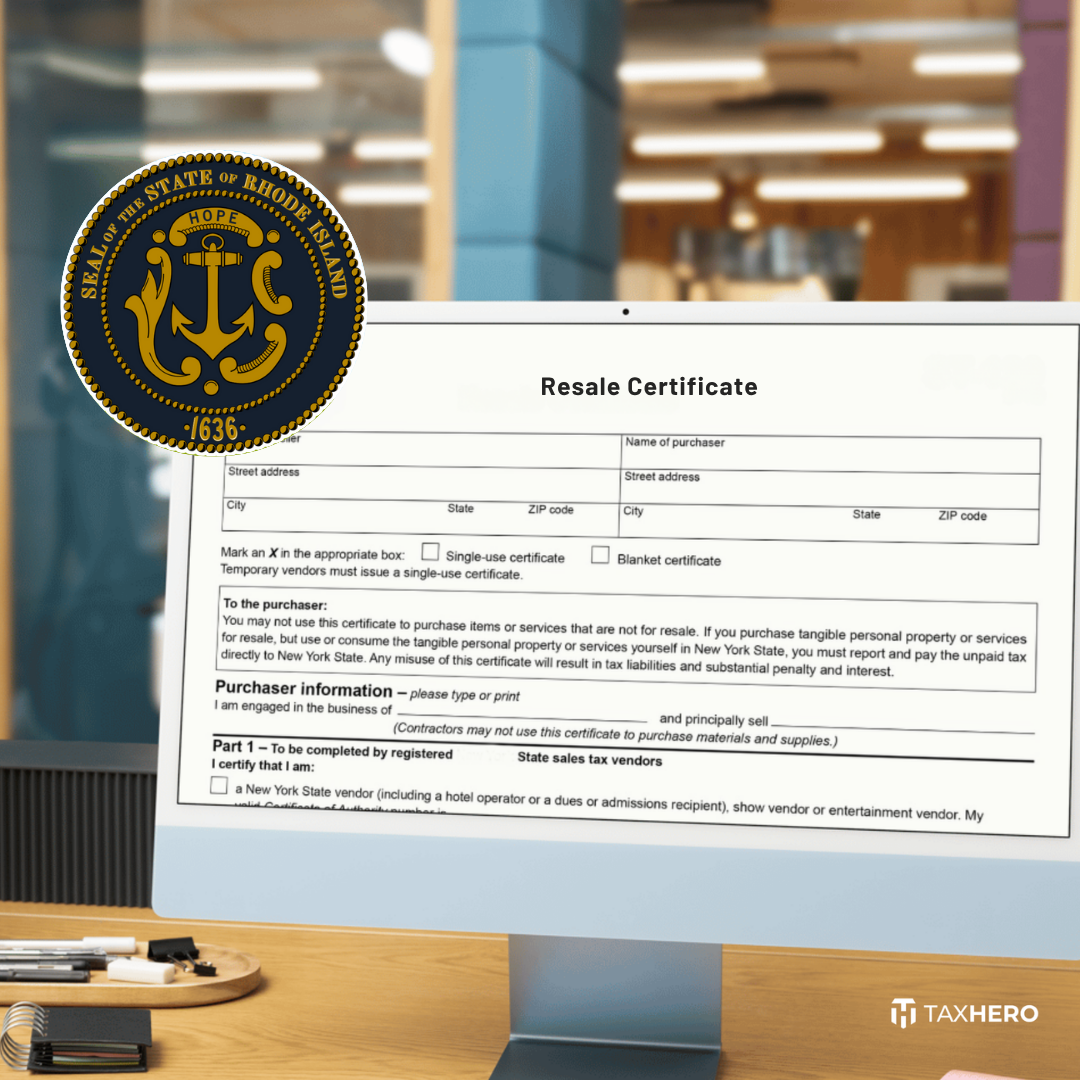 How to Get a Rhode Island Resale Certificate for your Business