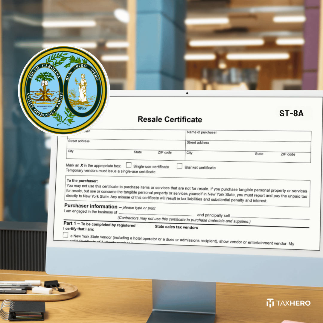 How to Get a South Carolina Resale Certificate for your Business