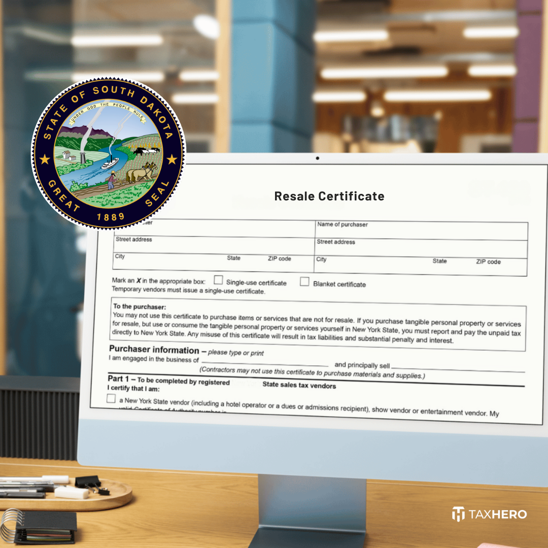 How to Get a South Dakota Resale Certificate for your Business